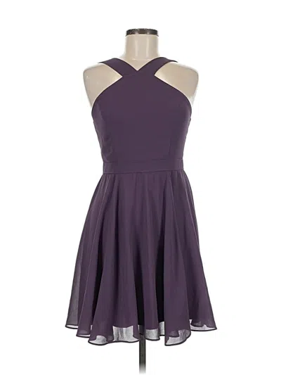 Pre-owned Lulus Cocktail Dress In Purple