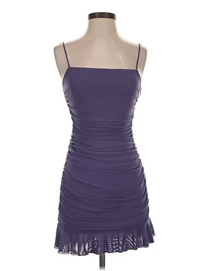 Pre-owned Lulus Cocktail Dress In Purple
