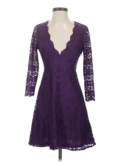 Pre-owned Lulus Cocktail Dress In Purple