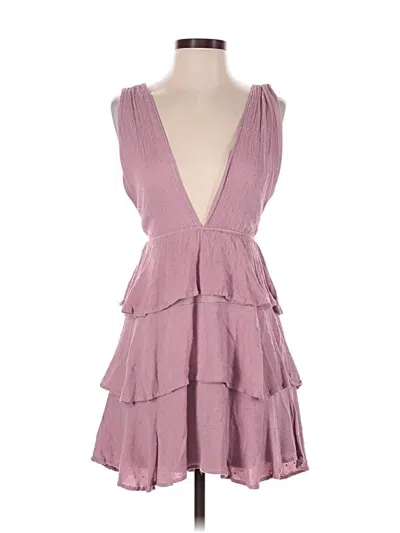 Pre-owned Lulus Cocktail Dress In Purple