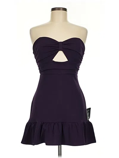 Pre-owned Lulus Cocktail Dress In Purple