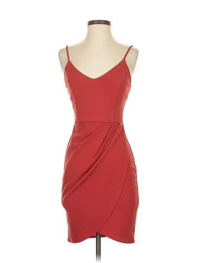 Pre-owned Lulus Cocktail Dress In Red