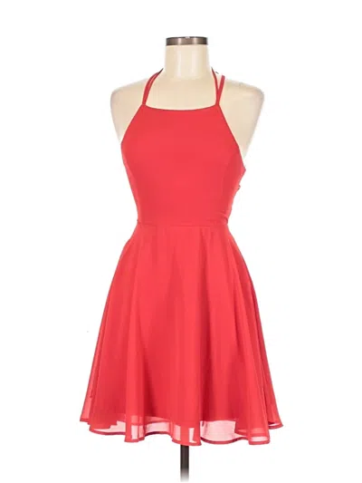 Pre-owned Lulus Cocktail Dress In Red