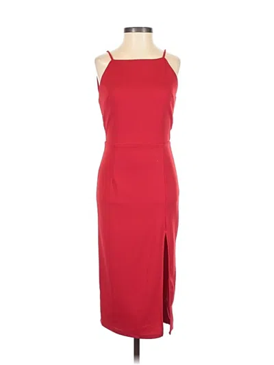 Pre-owned Lulus Cocktail Dress In Red