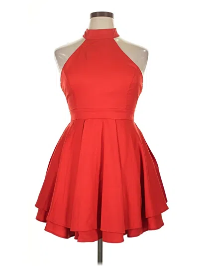 Pre-owned Lulus Cocktail Dress In Red
