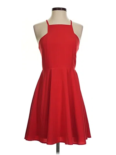 Pre-owned Lulus Cocktail Dress In Red