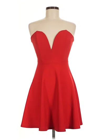 Pre-owned Lulus Cocktail Dress In Red