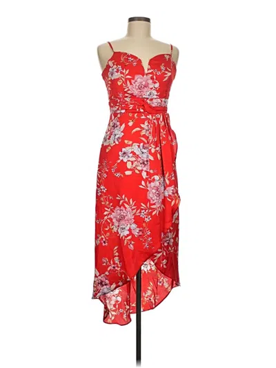 Pre-owned Lulus Cocktail Dress In Red