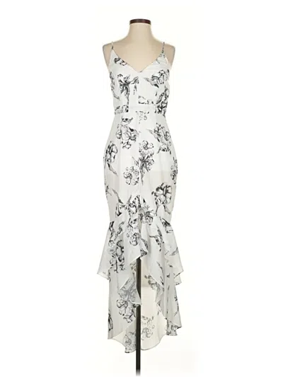 Pre-owned Lulus Cocktail Dress In Silver