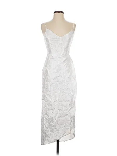 Pre-owned Lulus Cocktail Dress In Silver