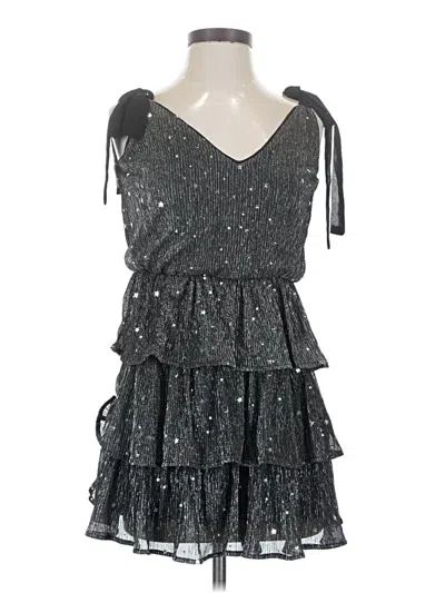Pre-owned Lulus Cocktail Dress In Silver