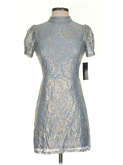 Pre-owned Lulus Cocktail Dress In Silver