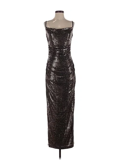 Pre-owned Lulus Cocktail Dress In Silver