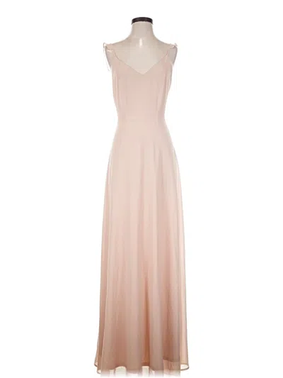 Pre-owned Lulus Cocktail Dress In Tan