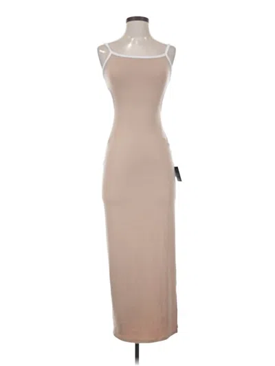 Pre-owned Lulus Cocktail Dress In Tan