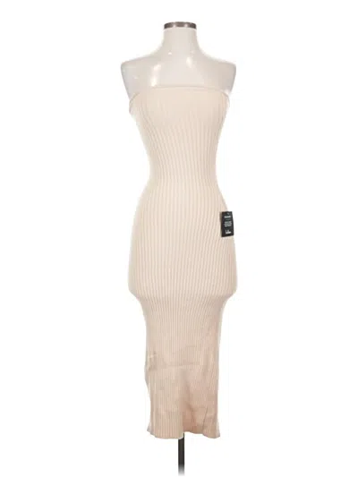 Lulus Cocktail Dress In Tan