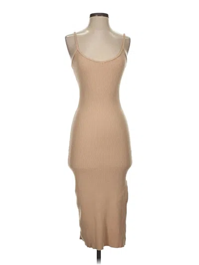 Pre-owned Lulus Cocktail Dress In Tan
