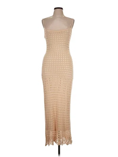 Pre-owned Lulus Cocktail Dress In Tan