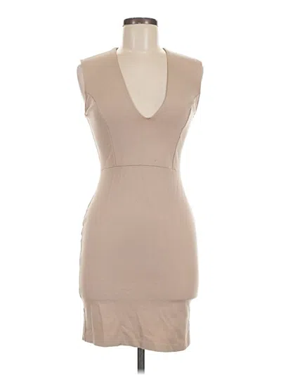 Pre-owned Lulus Cocktail Dress In Tan