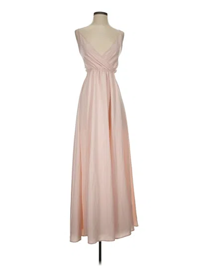 Pre-owned Lulus Cocktail Dress In Tan