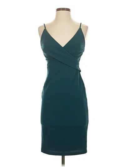 Pre-owned Lulus Cocktail Dress In Teal