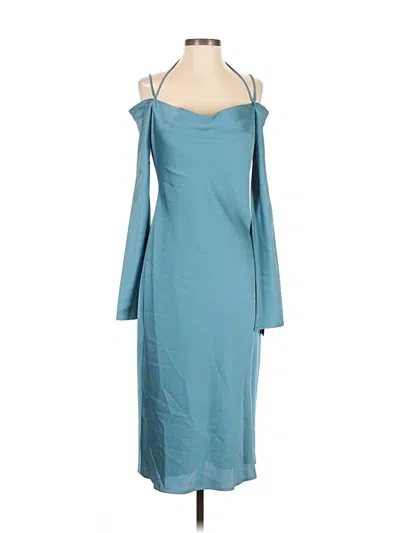 Pre-owned Lulus Cocktail Dress In Teal