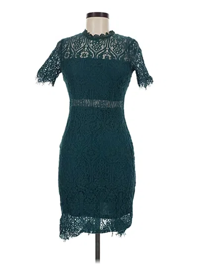 Pre-owned Lulus Cocktail Dress In Teal