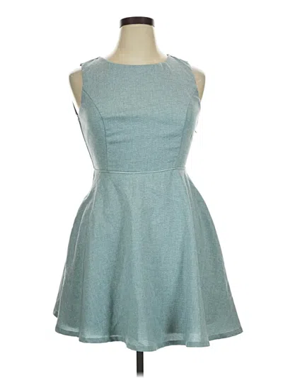 Pre-owned Lulus Cocktail Dress In Teal