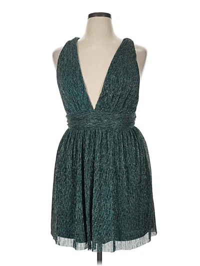 Pre-owned Lulus Cocktail Dress In Teal