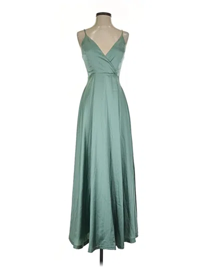 Pre-owned Lulus Cocktail Dress In Teal