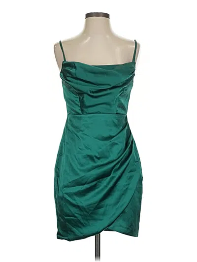 Pre-owned Lulus Cocktail Dress In Teal