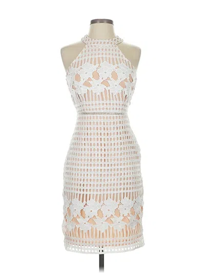 Pre-owned Lulus Cocktail Dress In White