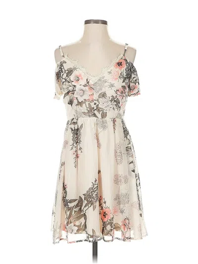 Pre-owned Lulus Cocktail Dress In White