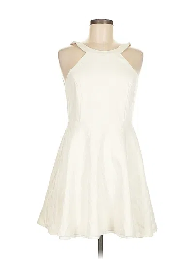 Pre-owned Lulus Cocktail Dress In White