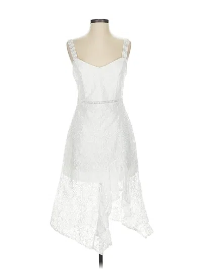 Pre-owned Lulus Cocktail Dress In White