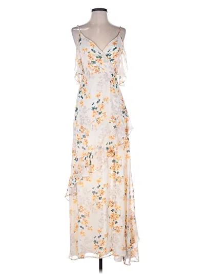 Pre-owned Lulus Cocktail Dress In White