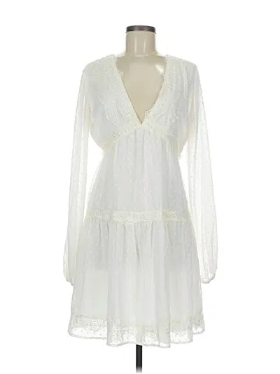 Pre-owned Lulus Cocktail Dress In White