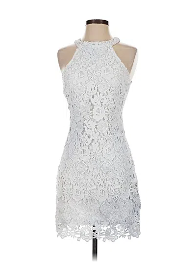 Pre-owned Lulus Cocktail Dress In White
