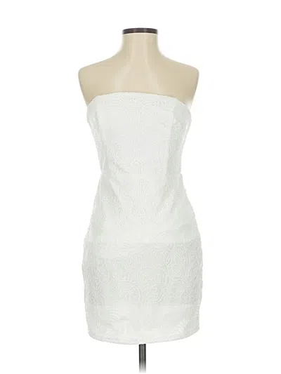 Pre-owned Lulus Cocktail Dress In White