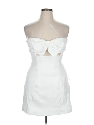 Pre-owned Lulus Cocktail Dress In White