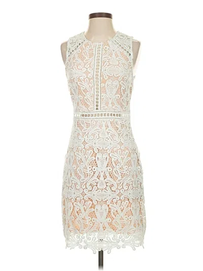 Pre-owned Lulus Cocktail Dress In White