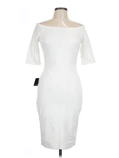 Pre-owned Lulus Cocktail Dress In White