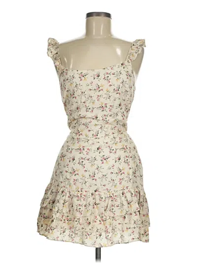 Pre-owned Lulus Cocktail Dress In White