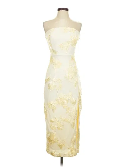 Pre-owned Lulus Cocktail Dress In White