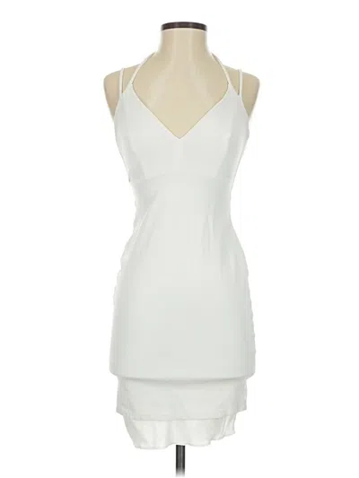 Pre-owned Lulus Cocktail Dress In White
