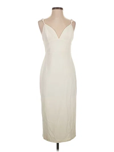 Pre-owned Lulus Cocktail Dress In White