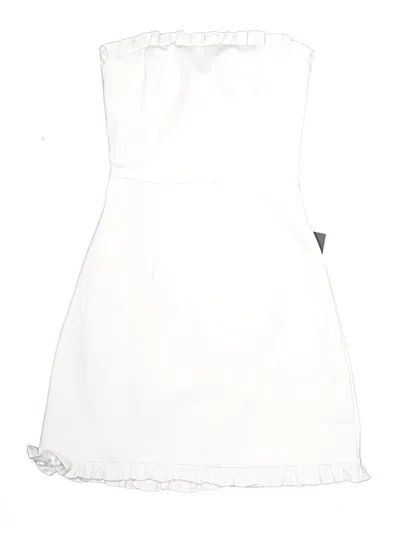 Pre-owned Lulus Cocktail Dress In White