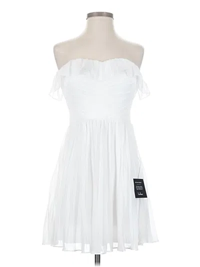 Pre-owned Lulus Cocktail Dress In White