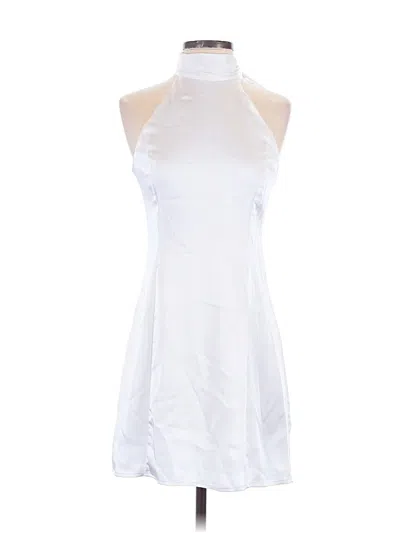 Pre-owned Lulus Cocktail Dress In White