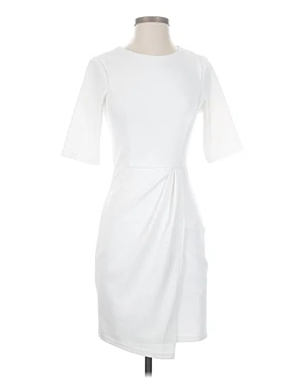 Pre-owned Lulus Cocktail Dress In White